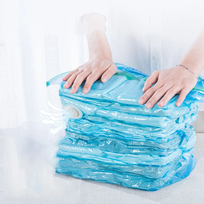 

Vacuum Storage Bag Hand Compressed Saving Space Seal Packet Clothes Quilt Storage Bags For Travel Home Organizer Supplies