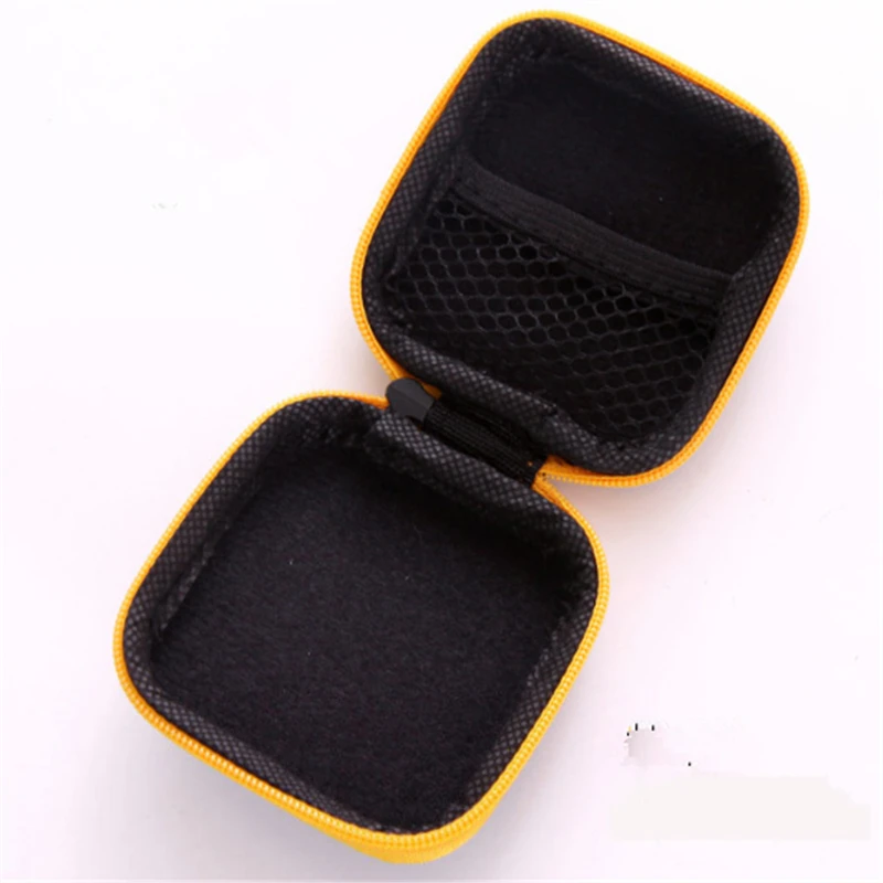 

Mini Earphone Bag Zipper Headphones SD Card Box Earphone Cases Earbuds Headset Carry Digital Bag Travel Accessories Organizer