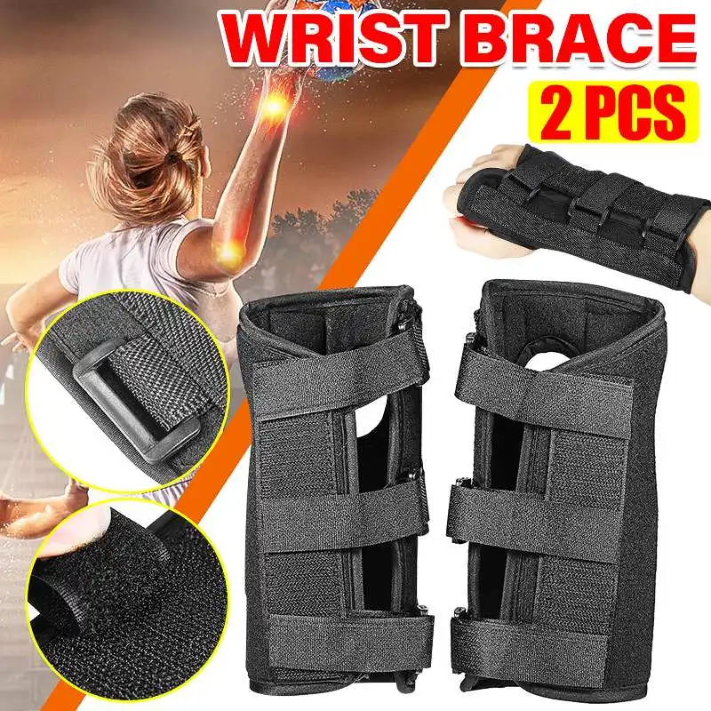 

1 Pair Breathable Carpal Tunnel Wrist Support Sprain Forearm Splint Orthotic Brace Bandage Belt Sports Wrist Protector Belt