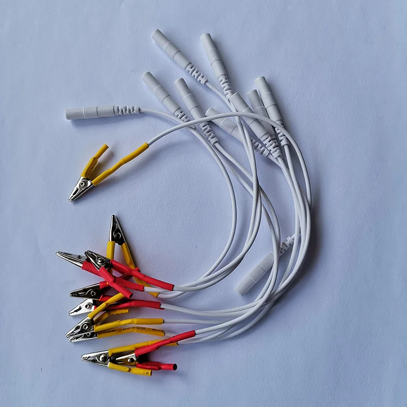 

High Quality 12pcs/lot Alligator Clip Cable, Acupuncture Needles Clip for SDZ-II Electronic Acupuncture Treatment Instrument