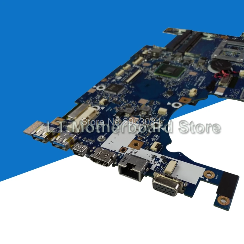 

send board+G75VW Motherboard 2D Connector PGA 989 For Asus G75VW Laptop motherboard G75VW Mainboard G75VW Motherboard test OK