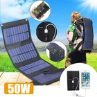 Солнечная панель 20 Вт, складная, портативная, водонепроницаемая, гибкая, 5 В, складная