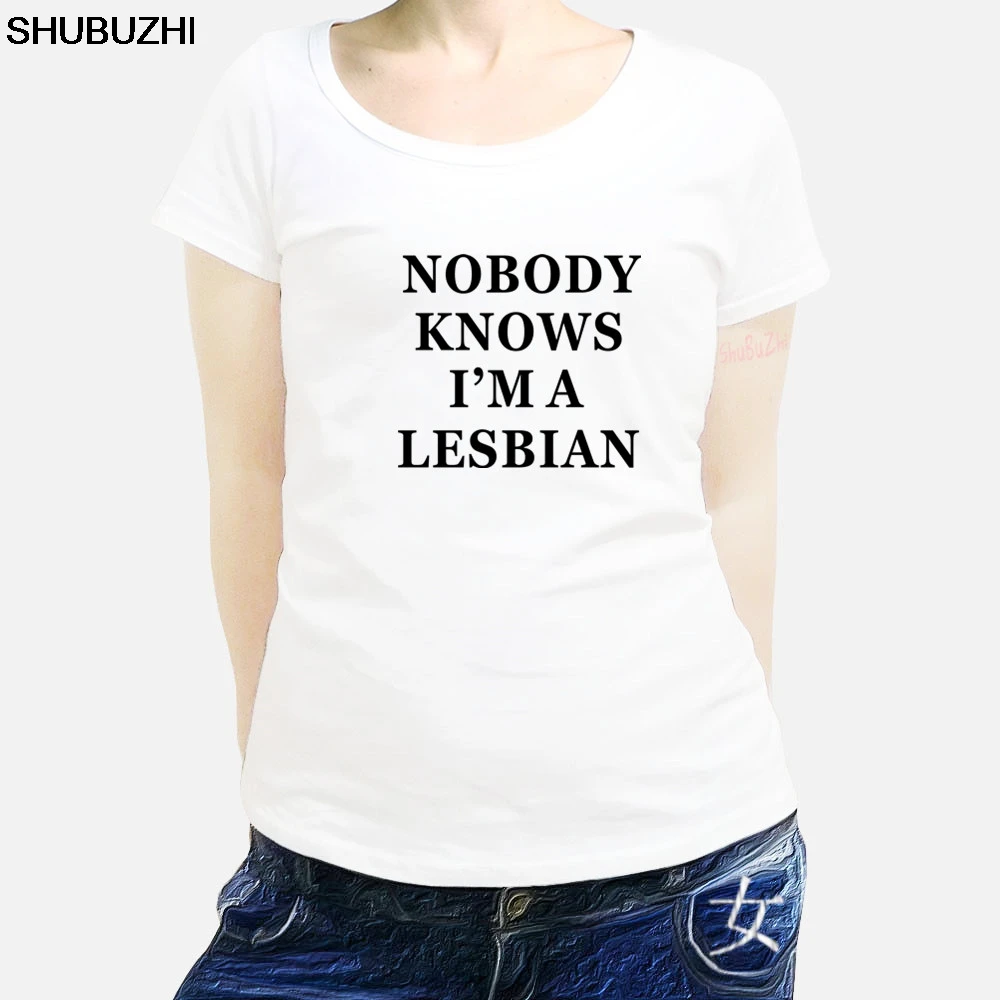Никто не знает что я лесбийская футболка хлопок как носили Axl майки с