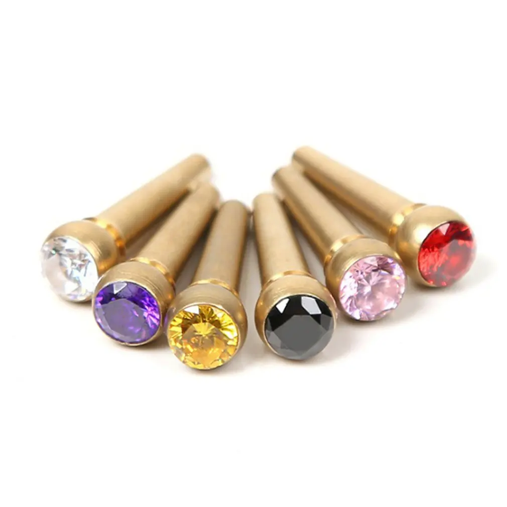 

Colorful String Piano Cone White Black Solid String Nail Crystal Head Pure Copper Folk String Guitar Solid String Cone