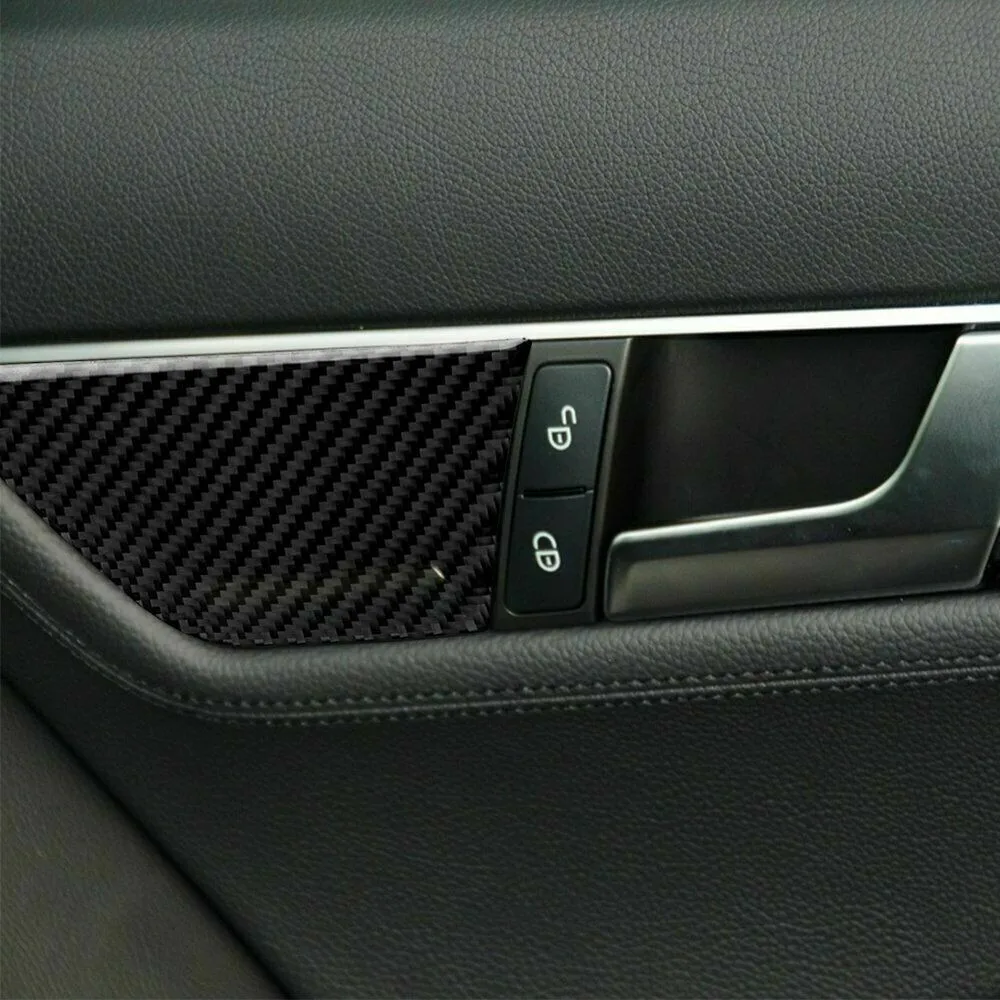

Carbon Fiber Inner Door Panel Trim For Mercedes Benz C Class W204 2007-2013 Car Accessories Factory-Quality Carbon Fiber