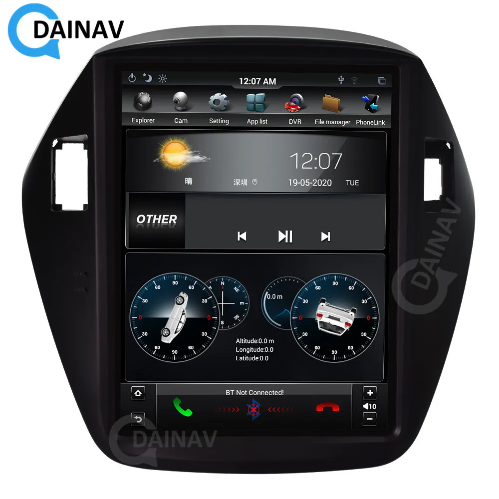 

Android car GPS navigation FOR-Hyundai IX35 2010-2016 car radio multimedia player autoradio 10.4 inch vertical screen DVD player