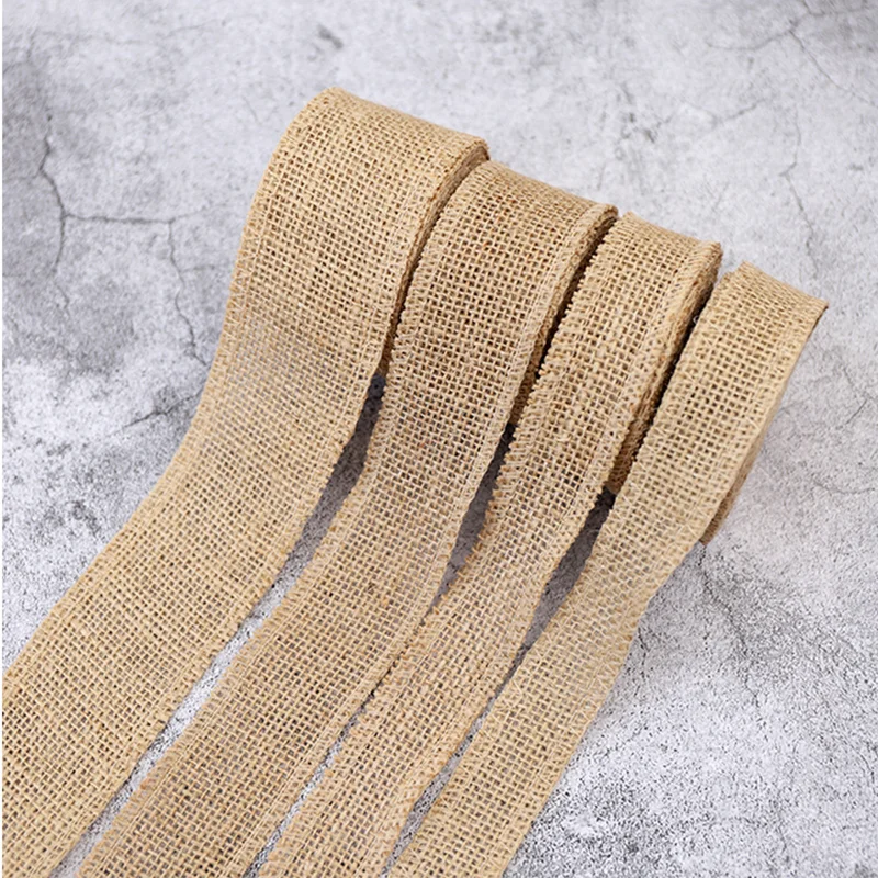 2-5 м/рулон джутовая веревка первичного цвета льняная кружевная лента сделай сам