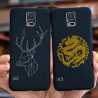 Для Samsung S5 чехол SM-G900F милые животные крышки Чехлы из мягкого ТПУ для Samsung Galaxy S5 S 5 G900F G990I чехлы для телефонов бампер 5,1 дюймов