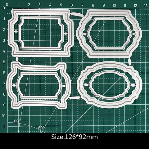 Рамка металлический трафарет для высечки для «сделай сам» скрапбукинга фотоальбома декоративное тиснение бумажные карты ремесла высечка Новинка 2021