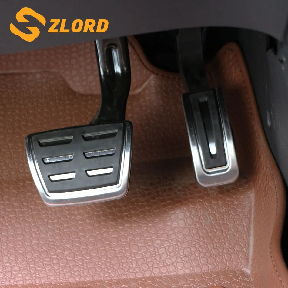 Накладка на педали автомобиля Zlord для VW Polo Bora Jetta Golf 4 MK4 IV Audi A1 A3 TT Skoda Fabia Rapid|Педали| |