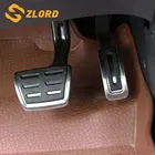 Накладки на автомобильные педали Zlord, для VW Polo Bora Jetta Golf 4 MK4 IV Jetta MK4 Audi A1 A3 TT, Skoda Fabia Rapid