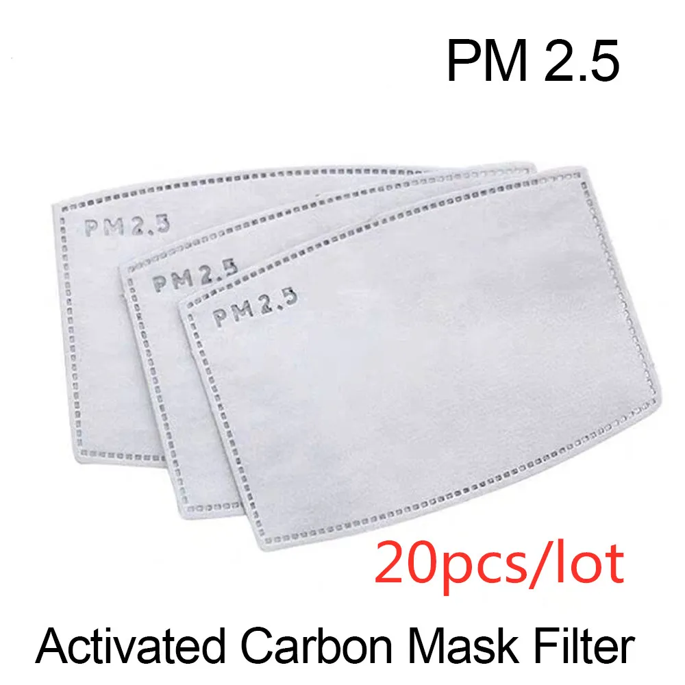 VIP FASHAION 20 шт./лот PM2.5 фильтр для взрослых Маска рта против смога детская маска