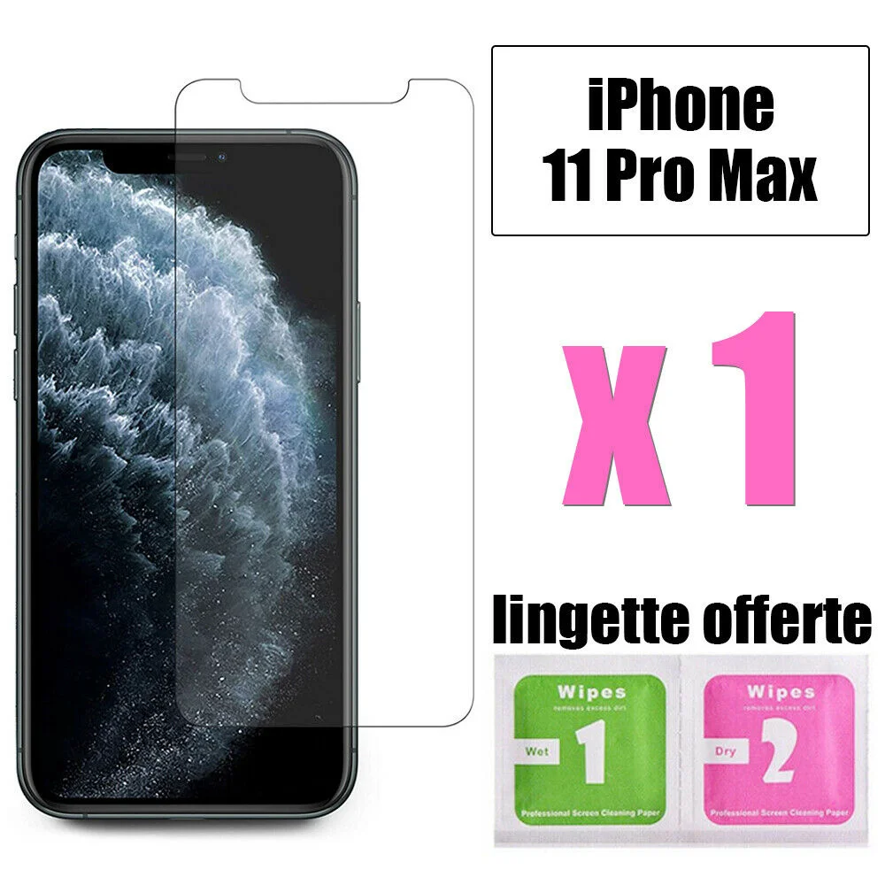 

COQUE POUR 11 PRO MAX XR XS X ULTRA HYBRID + VITRE VERRE TREMPE ECRAN