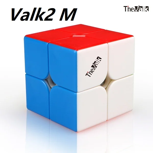 Оригинальный XMD Qiyi The Valk2 M LM 2x2x2 Магнитный магический куб профессиональный 2x2 Valk 2