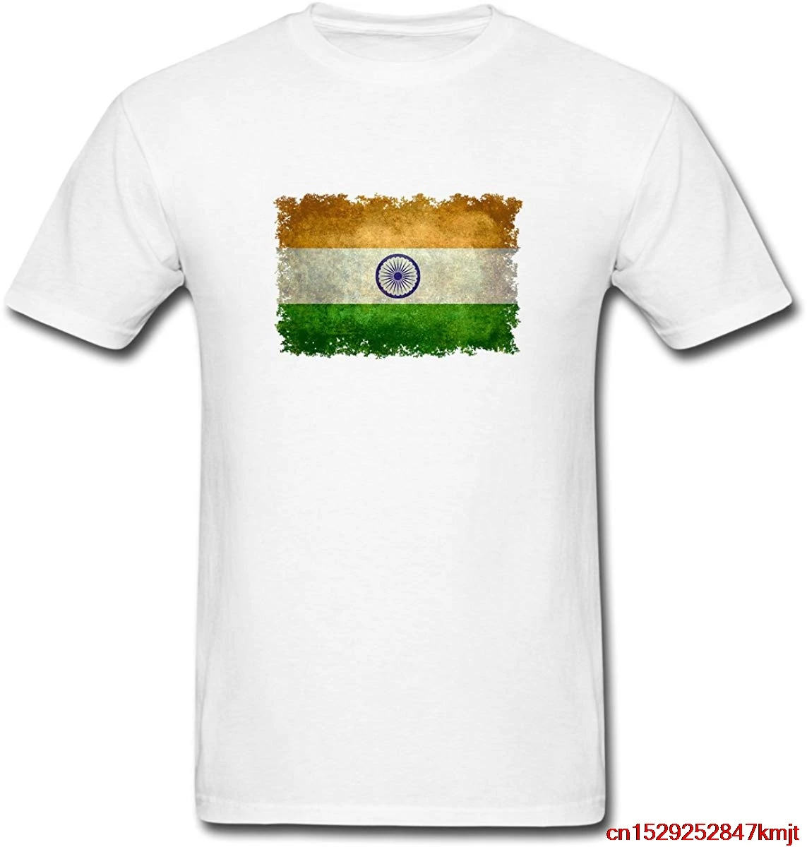 FGHFG флаг Индии в грандиозном ретро стиле для мужчин s хлопок сплошной цвет