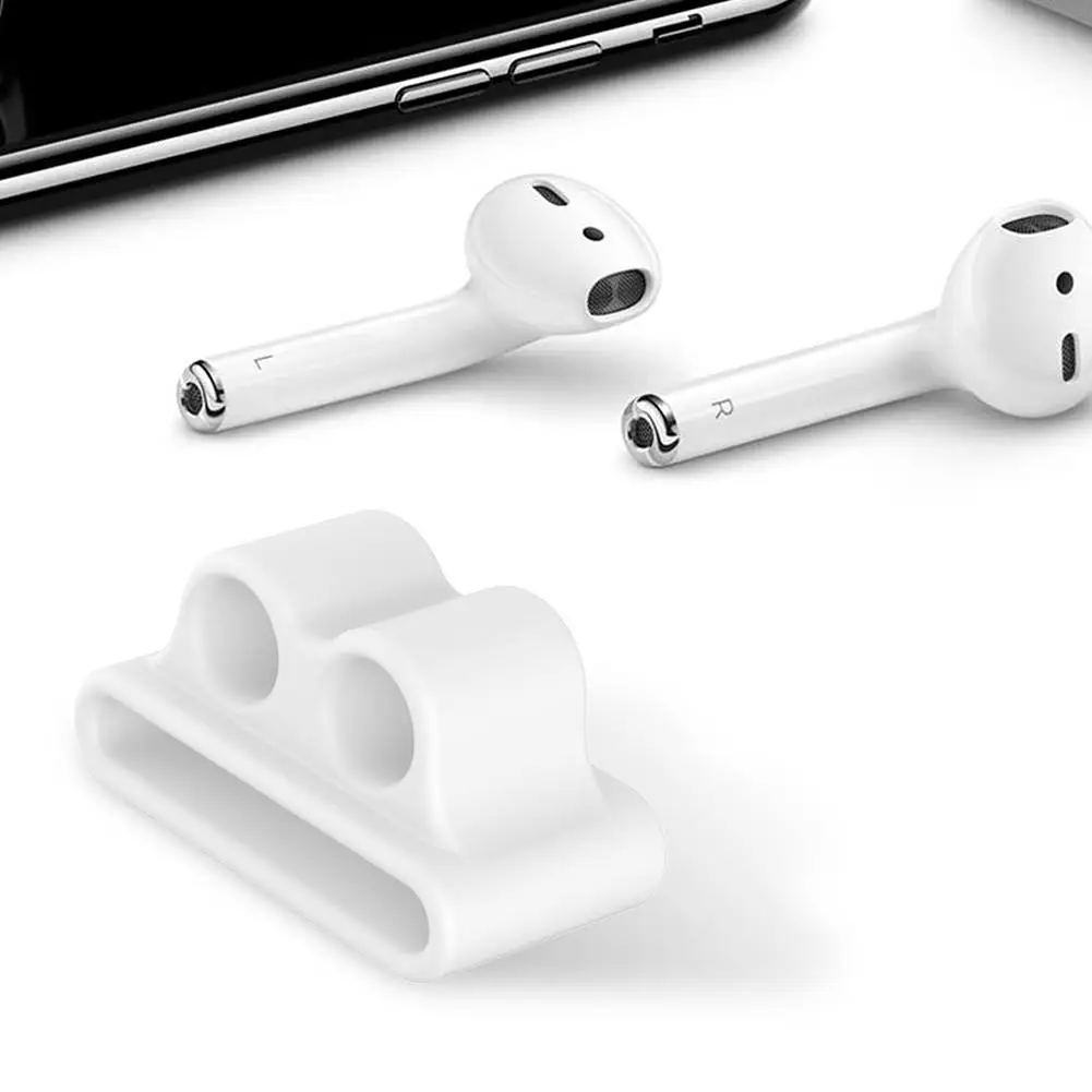 Силиконовый держатель Kuulee для AirPods портативный ремешок защиты от потери