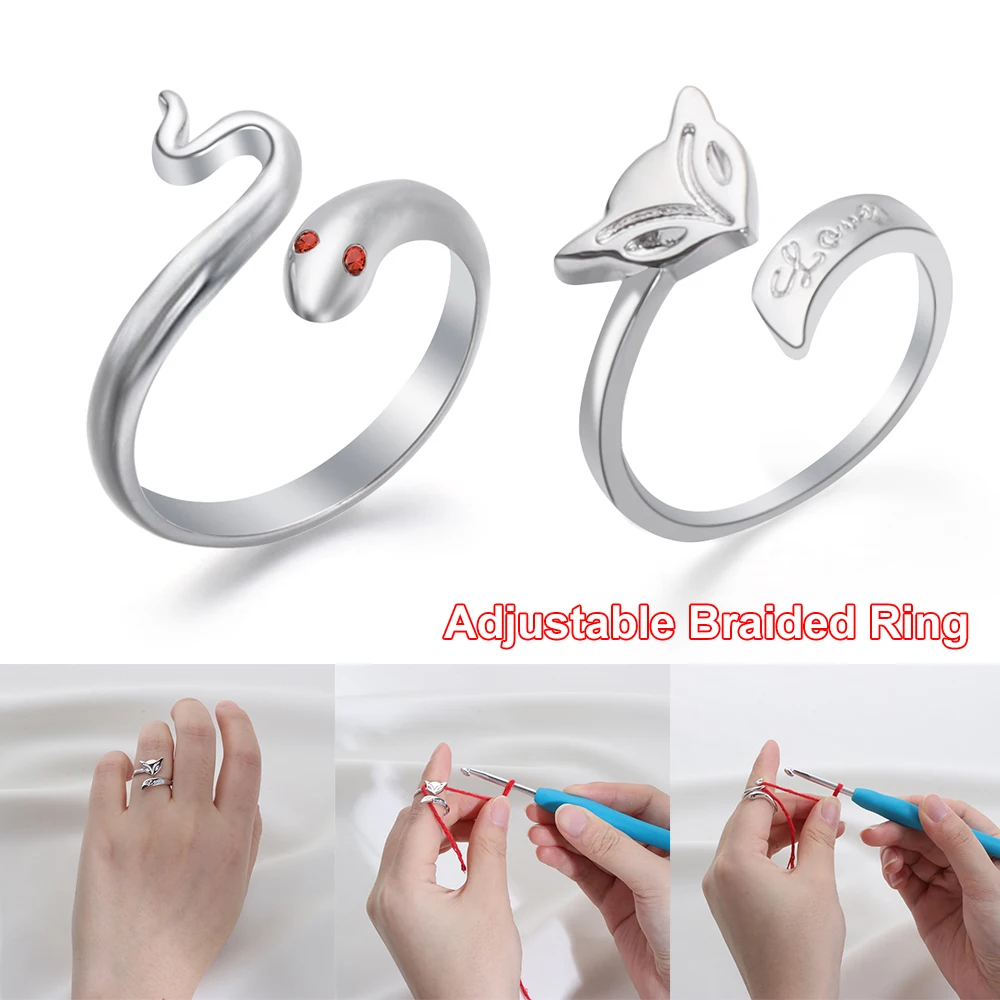 Кольцо-петля для вязания сделай сам регулируемое кольцо 1 шт. | Дом и сад