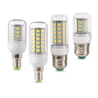Светодиодная лампа-кукуруза E27, E14, 24, 36, 48, 56, 69, 72 светодиодный s, SMD, 5730, 220 В, светодиодсветодиодный лампа-лампа, люстра, свеча, светодиодсветильник лампа