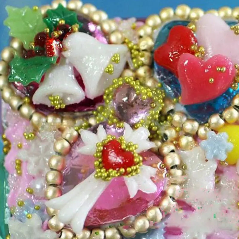 

DIY Crystal Epoxy Mold Christmas Bell Boots Santa Claus Silicone Mould Handmade Jewelry Clay Making Decorations