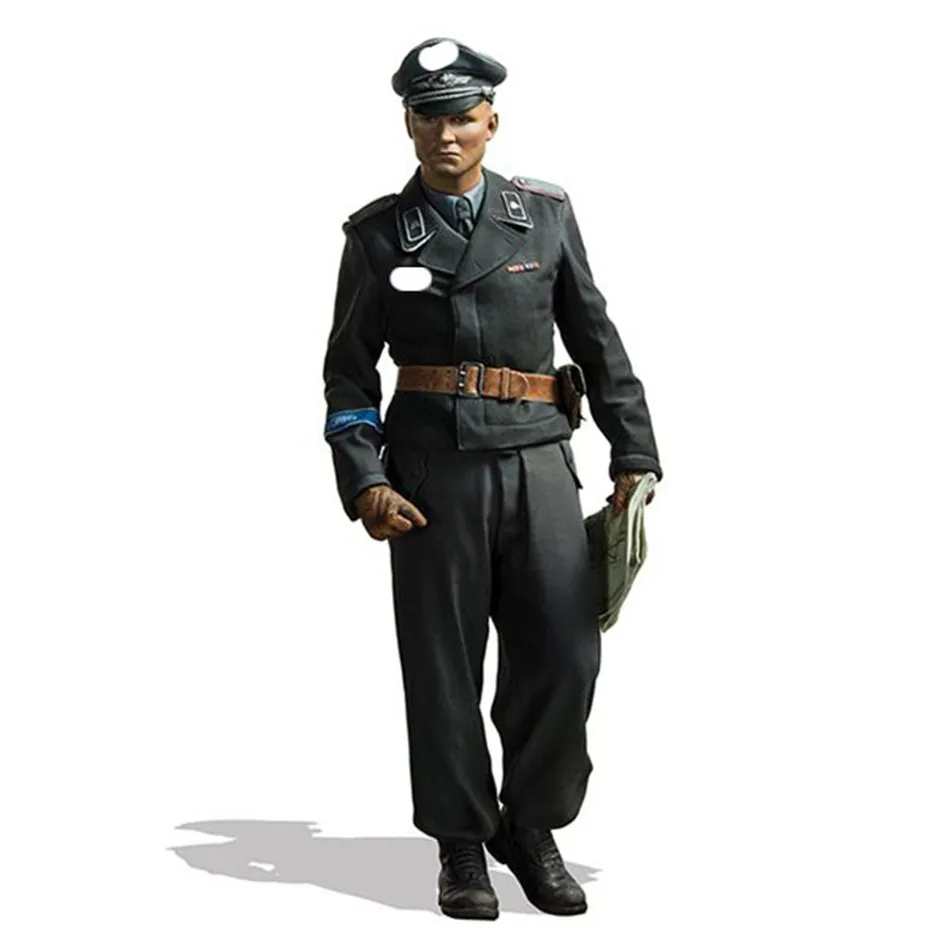 Бронированный Ensign Herman Soldier полимерная фигурка 1/35 Масштаб Модель комплект Сборная