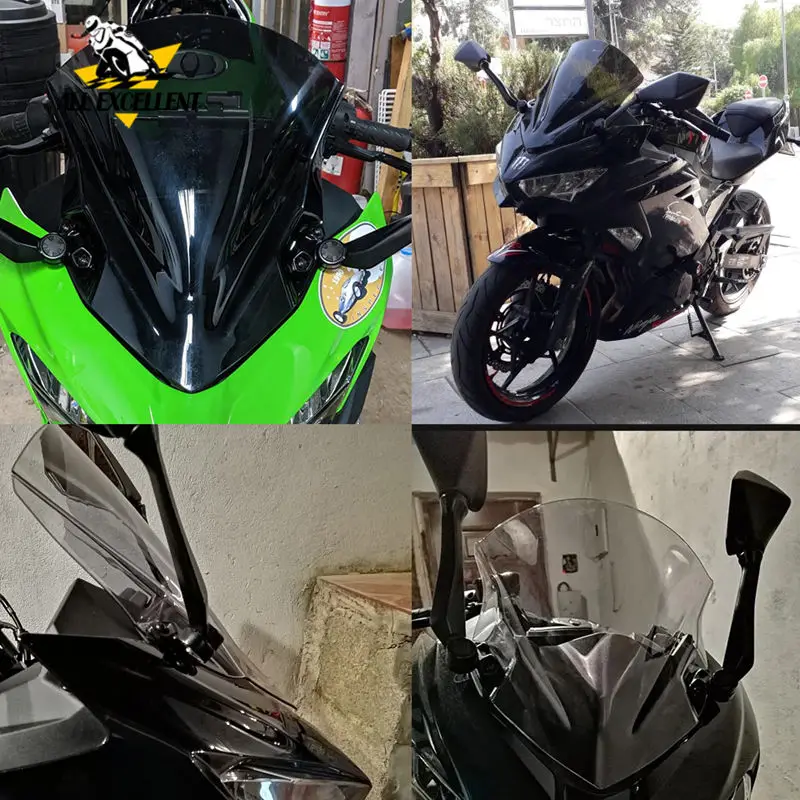 Ninja400 мотоциклетные высококачественные пластиковые дефлекторы для ветрового стекла- Kawasaki Ninja 400