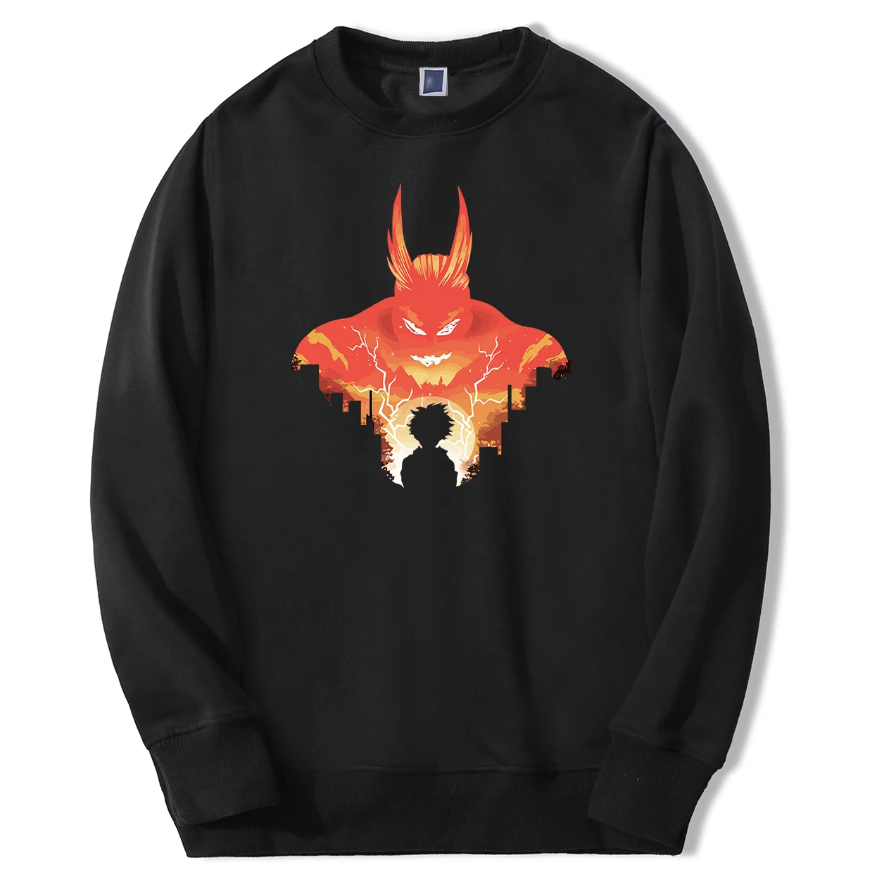 

My Hero Academia Men's All Might Sweatshirt Hoodies Pullover Fleece Cool Streetwear Plus Ultra Japan Anime Harajuku Sweatshirts