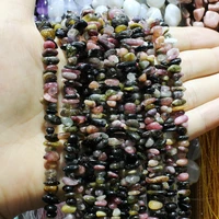 5 8mm natural tourmaline stone freeform gravel stone chip beads for jewelry making diy bracelet necklace 32