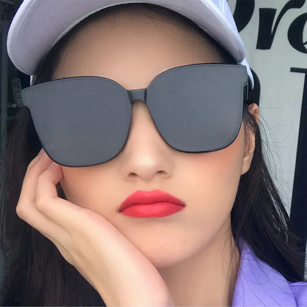 

2022 New Women Oversized Sunglasses Vintage Men Fashion Brand Designer Square Sun Glasses Classic Stylish Eyewear Gafas De Sol
