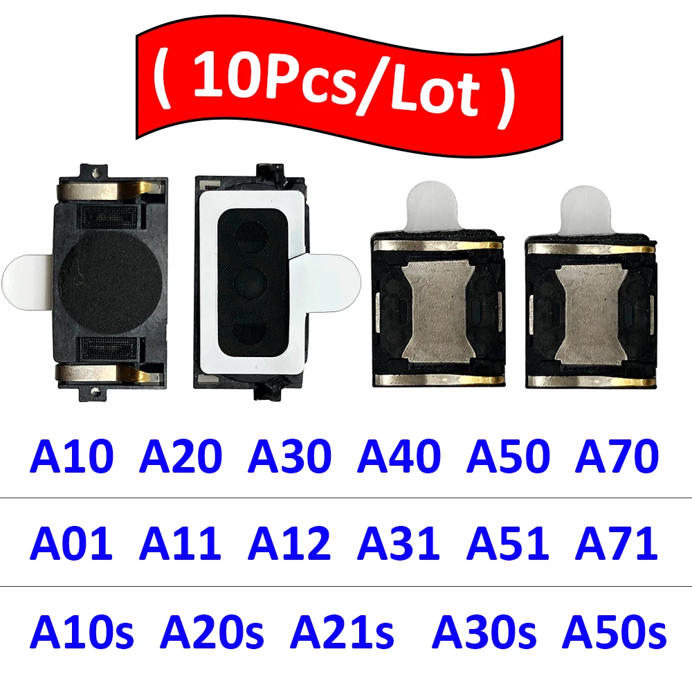 

10Pcs Ear Earpiece Speaker Flex For Samsung A10 A20 A30 A40 A50 A70 A10s A20s A30s A50s A21s A01 A11 A21 A12 A31 A51 A71 A32 4G