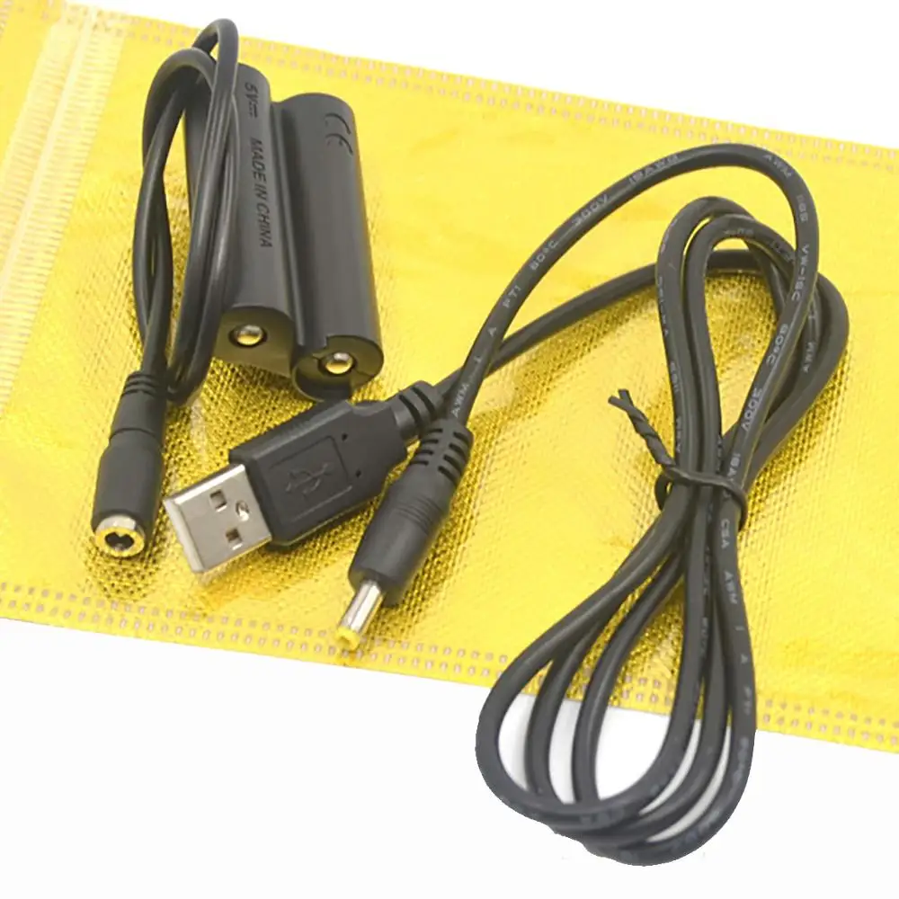 Внешний аккумулятор зарядное устройство внешний USB кабель + Задняя фонарь типа AA