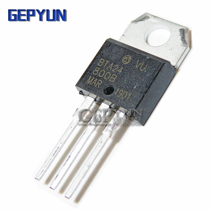 

10 шт. BTA24-800B BTA24-800-220 TO220 BTA24 Gepyun
