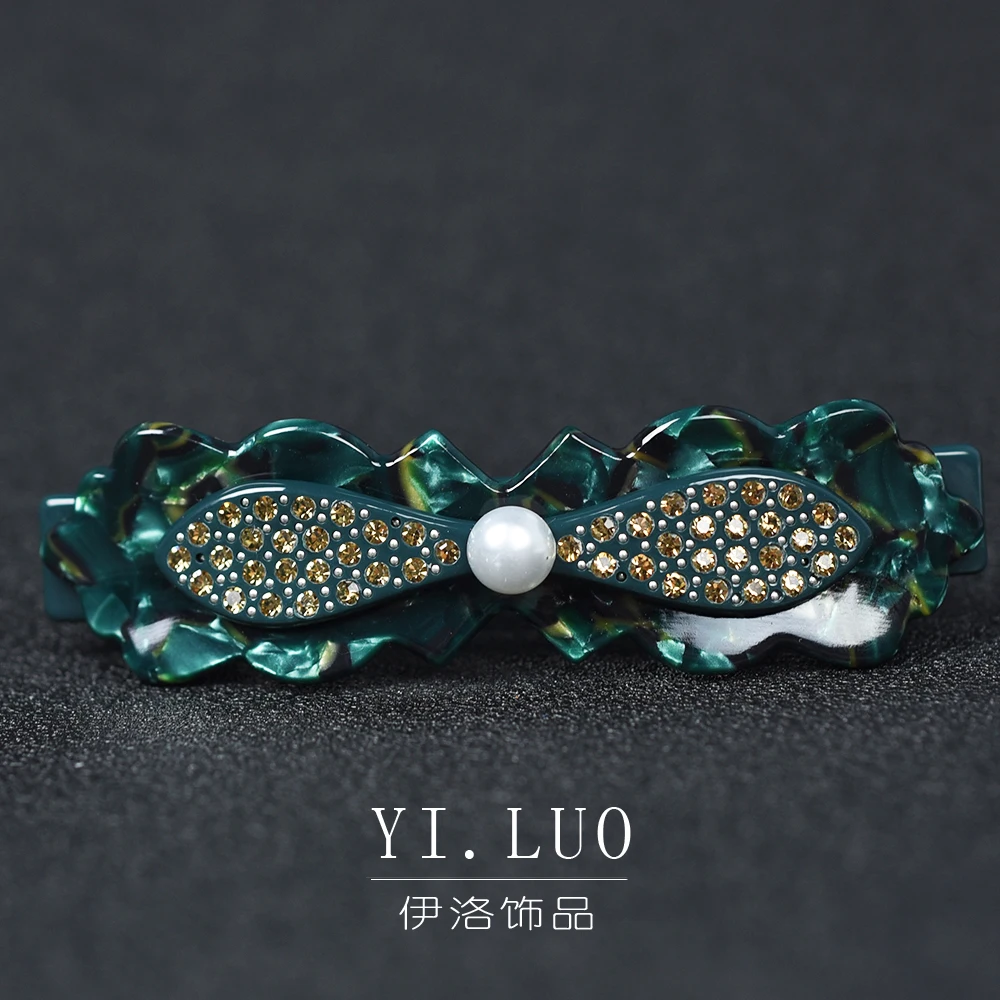 

Women Headwear 2021 New Cute Bow Hair Clip For Girls Fashion Hairband Barrettes Stunning Rhinestone Hair Accessories For Women