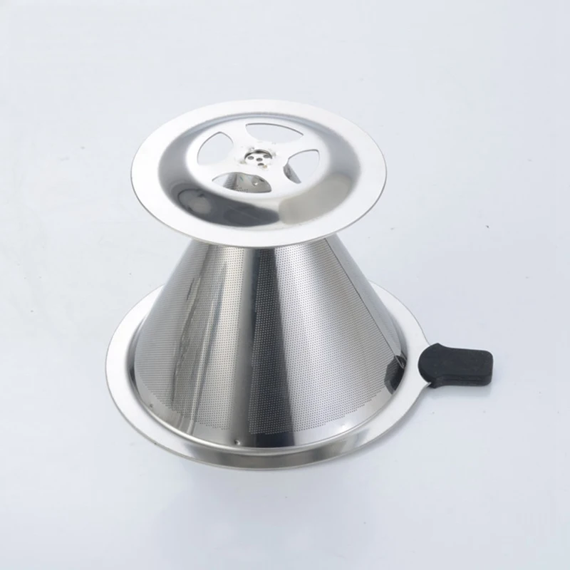 Двухслойный кофейный фильтр 304 из нержавеющей стали держатель для кофе Налейте
