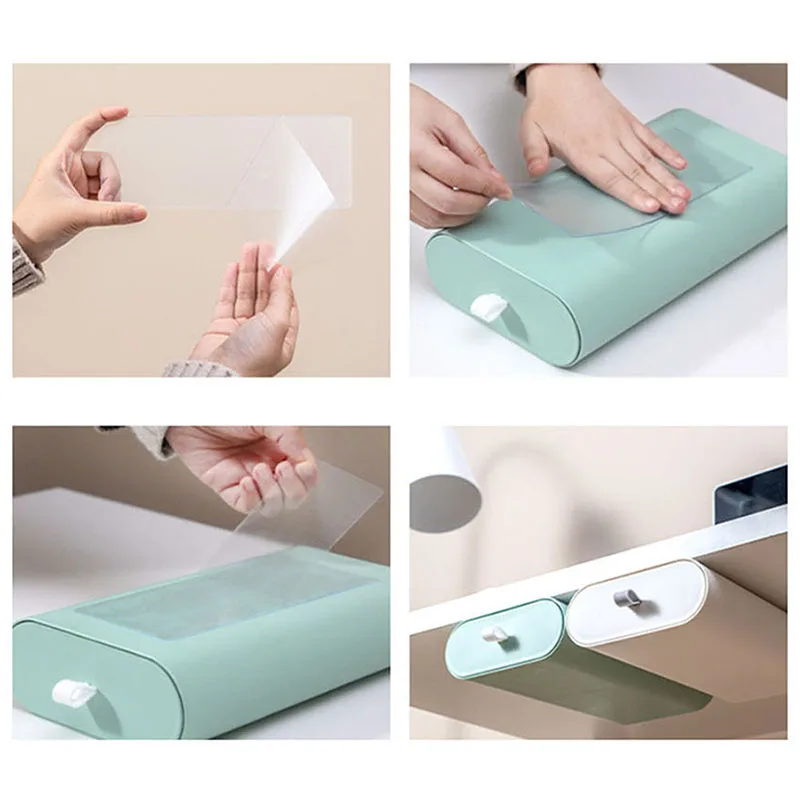 

Under Desk Drawer Organizer Storage Paste Drawer-Type Self-Adhesive Storage For Home Office I88