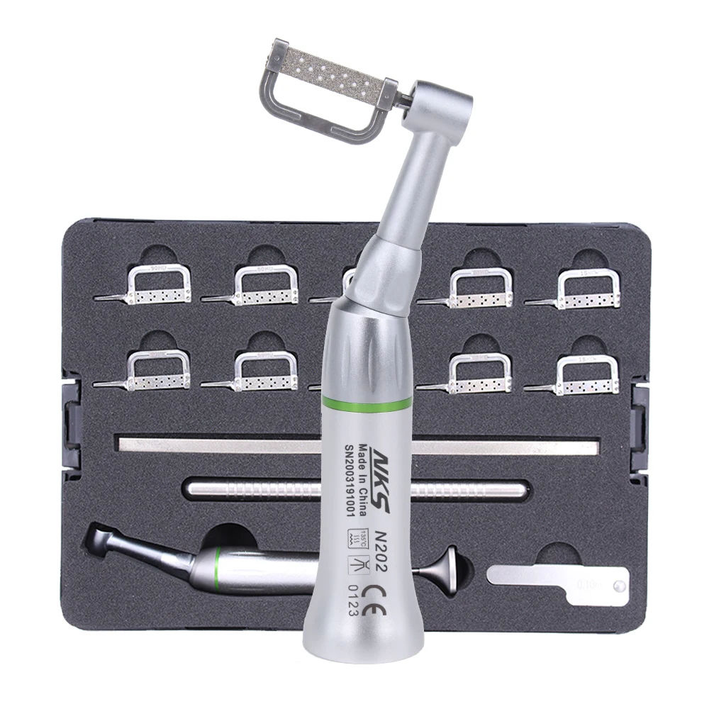 Orthodontic Tools 4:1 Dental Low Speed Handpiece Interproximal Strips Reciprocating Contra Angle Handpiece With IPR System