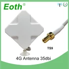 Eoth 1 шт. 4G lte Антенна 35 дБи ts9 Разъем антенна маршрутизатор внешний ретранслятор антенна для беспроводного модема