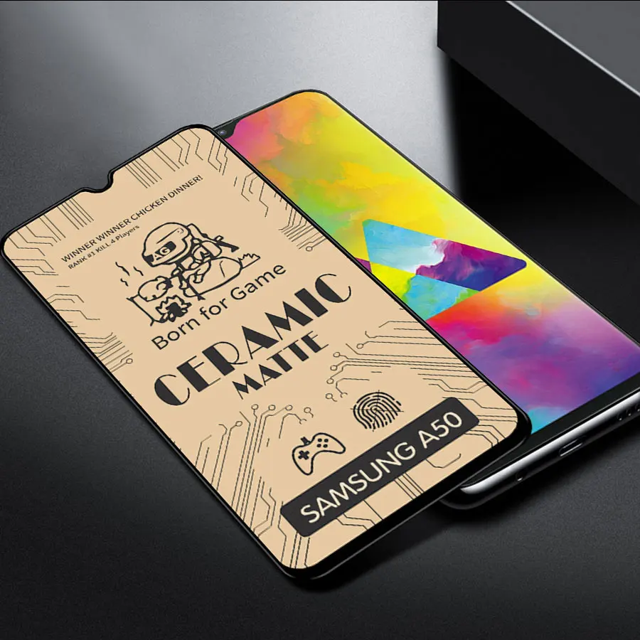 

Soft Ceramic Matte Tempered Glass For Samsung Galaxy Note 10 S10 Lite A72 A52 A12 A32 A02S A70 A31 A51 A71 Screen Protector Film