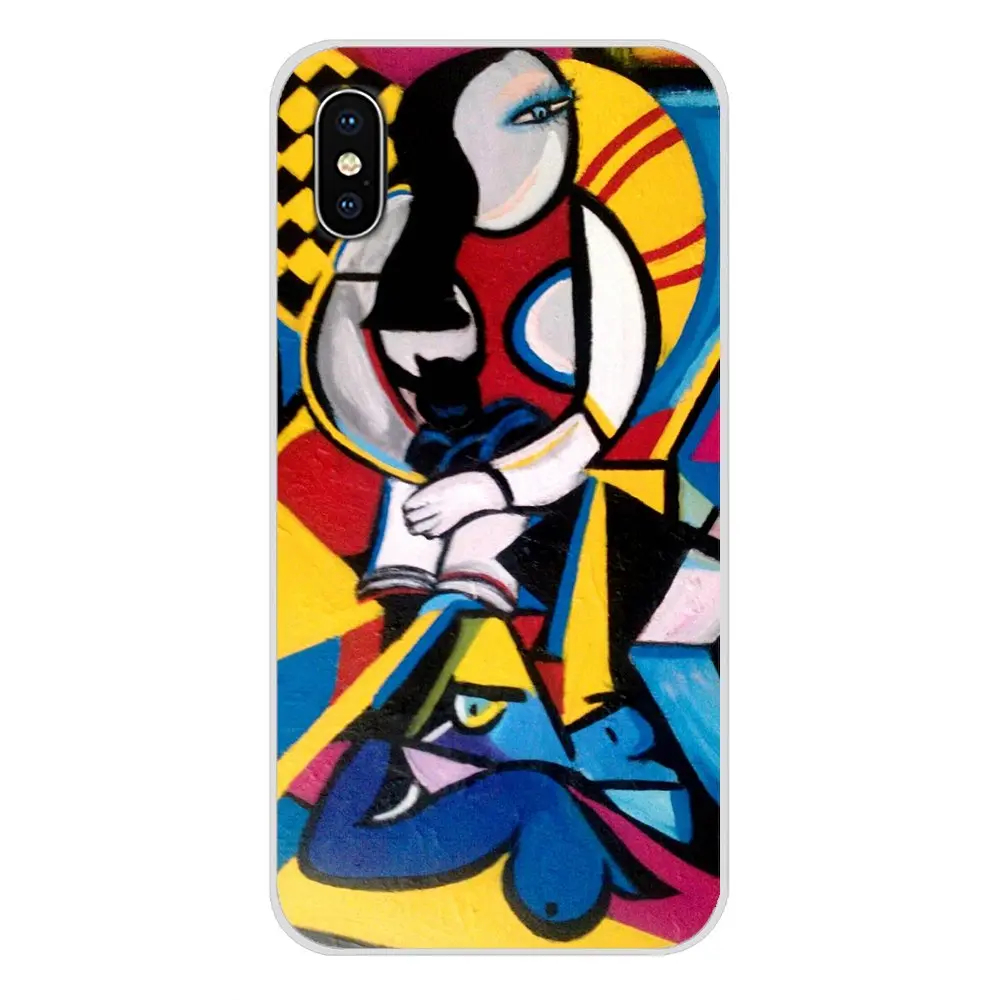Silicone Phone Covers For Huawei G7 G8 P7 P8 P9 P10 P20 P30 Lite Mini Pro P Smart Plus 2017 2018 2019 Pablo Picasso abstract Art | Мобильные