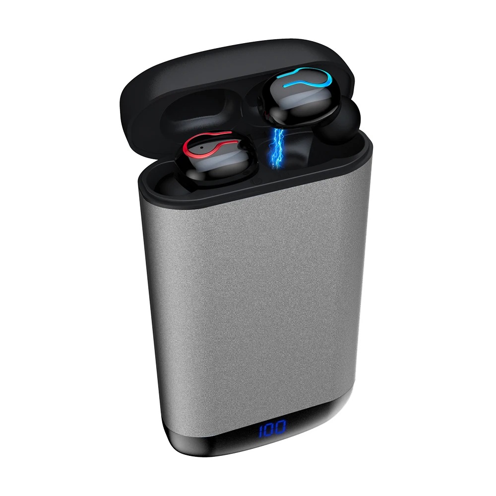 HBQ-Q66 настоящие беспроводные наушники Bluetooth 5 0 + EDR TWS 6000 мАч IPX5 Водонепроницаемая