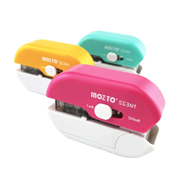 

Степлер для бумаги, Многофункциональный Мини Портативный степлер 3 в 1