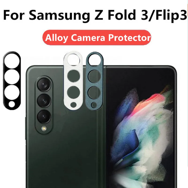 Aluminum Metal Camera Lens Anti-Scratch Armor Protector Sticker for Samsung Galaxy Z Fold3 Fold4 3  Alloy Protection Film Cover