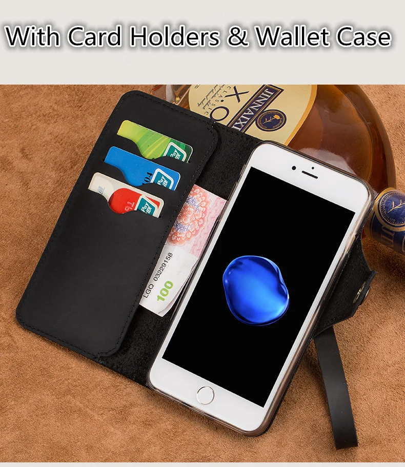 Винтажный кошелек из натуральной кожи в стиле ретро для телефона huawei Nova 4/huawei 4e