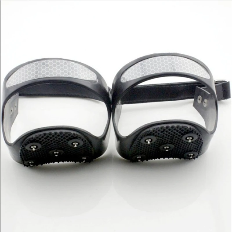 1 пара 5 Зубцов пятки коготь зимние коготки шпильки ледяная обувь Нескользящие