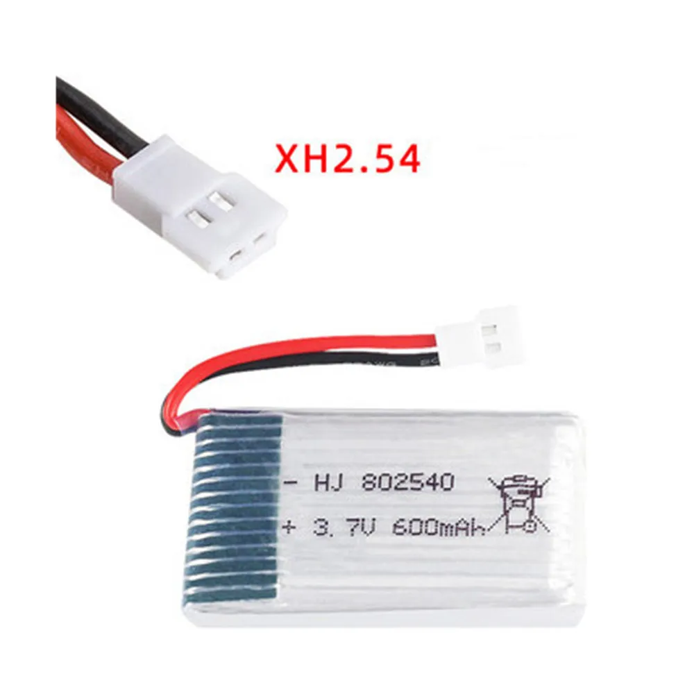 Литий-полимерный аккумулятор 3 7 в 600 мАч 25c для Syma X5 x5c x5sw M68 CX-30 HQ905 K60 запасные части