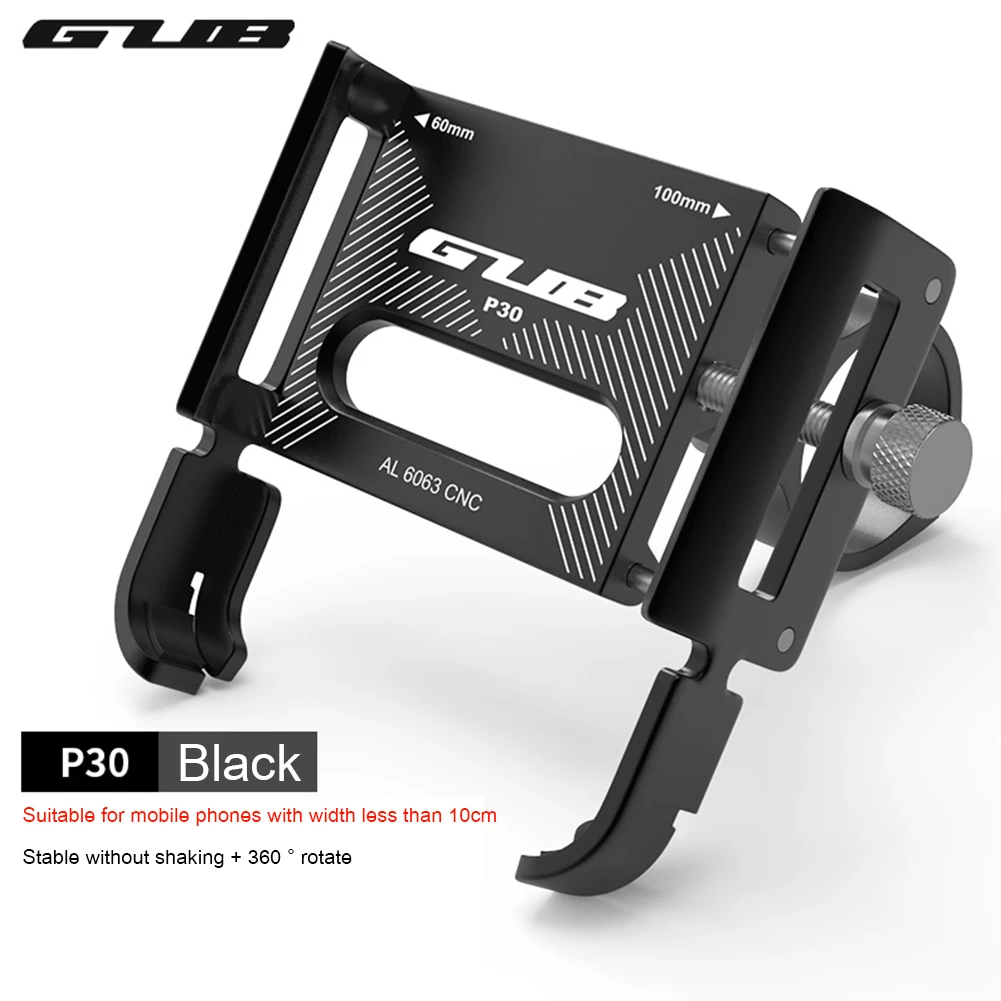 

Bike Phone Holder Bracket Aluminum Alloy Motorcycle Mountain MTB Bicycle Phone Support Handlebar Clip Cycling Accessories