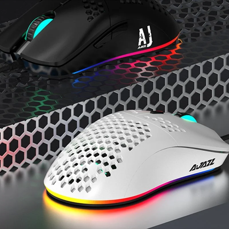 AJ390 Light Weight Wired Mouse Hollow-Out Gaming Mouce Mice 6 DPI Adjustable for Windows 2000/XP/Vista/7/8/10 Systems Au19 20 | Компьютеры