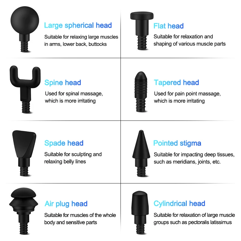 

22 Speed Level High Frequency Massage Gun Muscle Relaxation Body Deep Tissue Small Fascia Massager LCD Display Fitness Equipment