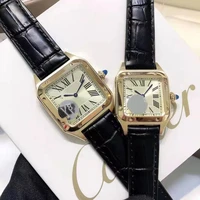 2021 new belt gold plated fashion trend mens and womens high end atmospheric quartz watch