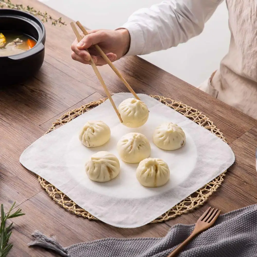 10 шт. хлопковая бумага для Пароварки 40 х40 см | Дом и сад