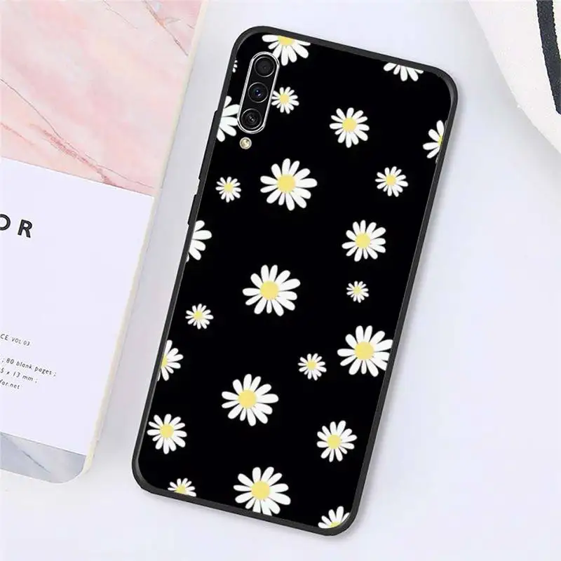 

Daisy Sunflower folwer pattern Phone Case For Samsung galaxy S 9 10 20 A 10 21 30 31 40 50 51 71 s note 20 j 4 2018 plus